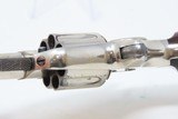 Antique 7-Shot COLT “NEW LINE” .22 Rimfire ETCHED PANEL POCKET Revolver 1876 Production with Nickel Plating! - 11 of 16
