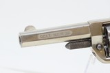 Antique 7-Shot COLT “NEW LINE” .22 Rimfire ETCHED PANEL POCKET Revolver 1876 Production with Nickel Plating! - 5 of 16