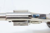 Antique 7-Shot COLT “NEW LINE” .22 Rimfire ETCHED PANEL POCKET Revolver 1876 Production with Nickel Plating! - 7 of 16