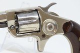 Antique 7-Shot COLT “NEW LINE” .22 Rimfire ETCHED PANEL POCKET Revolver 1876 Production with Nickel Plating! - 4 of 16