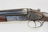 Engraved COGSWELL & HARRISON Avant Tout BOXLOCK SXS HAMMERLESS Shotgun C&R “KONOR” Double Barrel 12 Gauge Shotgun with EJECTORS! - 4 of 21