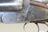 Engraved COGSWELL & HARRISON Avant Tout BOXLOCK SXS HAMMERLESS Shotgun C&R “KONOR” Double Barrel 12 Gauge Shotgun with EJECTORS! - 6 of 21