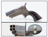 CIVIL WAR Era Antique C SHARPS .22 Short Model 1 PEPPERBOX Revolving Pistol 1860s Pocket Revolver for Self-Defense - 1 of 12