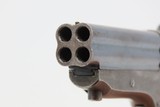 CIVIL WAR Era Antique C SHARPS .22 Short Model 1 PEPPERBOX Revolving Pistol 1860s Pocket Revolver for Self-Defense - 6 of 12