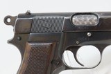 Post-WORLD WAR 2 FABRIQUE NATIONALE Model 1935 BROWNING Hi Power C&R Pistol Likely Made Just After the German Occupation of Belgium - 21 of 22