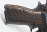 Post-WORLD WAR 2 FABRIQUE NATIONALE Model 1935 BROWNING Hi Power C&R Pistol Likely Made Just After the German Occupation of Belgium - 20 of 22