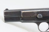 Post-WORLD WAR 2 FABRIQUE NATIONALE Model 1935 BROWNING Hi Power C&R Pistol Likely Made Just After the German Occupation of Belgium - 5 of 22