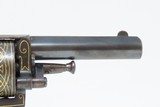 FANCY Antique AUGUSTE FRANCOTTE RIC/BRITISH BULLDOG Type Revolver .32 8mm ANTIQUE IVORY Grip & GOLD INLAYS Throughout! - 17 of 17