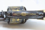 FANCY Antique AUGUSTE FRANCOTTE RIC/BRITISH BULLDOG Type Revolver .32 8mm ANTIQUE IVORY Grip & GOLD INLAYS Throughout! - 11 of 17