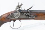 Early 1800s Antique PERKINS FLINTLOCK .45 Caliber Single Shot Belt Pistol .454 Bore Octagonal Barrel - 4 of 17