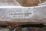 CIVIL WAR Antique JAMES MERRILL 1st Type .54 Caliber Percussion CARBINE Issued to NY, PA, NJ, IN, WI, KY & DE Cavalries! - 11 of 21