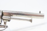 Antique ENGRAVED European PINFIRE Folding Trigger Double Action REVOLVER GUTTA PERCHA GRIPS & Inside PIPE CASE! - 21 of 21