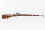 UNIQUE Antique AUSTRIAN LORENZ Carbine FLINTLOCK Conversion from 1859 Unusual Percussion to Flintlock Conversion - 2 of 23