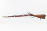 UNIQUE Antique AUSTRIAN LORENZ Carbine FLINTLOCK Conversion from 1859 Unusual Percussion to Flintlock Conversion - 18 of 23