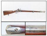 UNIQUE Antique AUSTRIAN LORENZ Carbine FLINTLOCK Conversion from 1859 Unusual Percussion to Flintlock Conversion - 1 of 23