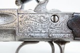 LARGE .58 Cal Antique JOHN RICHARDS London CANNON BARREL Flintlock Pistol British Flintlock with PRE-1813 Proof Marks - 5 of 17