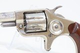 1876 Antique 7-Shot COLT NEW LINE .22 Rimfire ETCHED PANEL POCKET Revolver 1876 Manufacture with Nickel & Fire Blue Finish! - 4 of 18