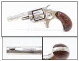 1876 Antique 7-Shot COLT NEW LINE .22 Rimfire ETCHED PANEL POCKET Revolver 1876 Manufacture with Nickel & Fire Blue Finish! - 1 of 18