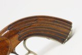 Antique ENGRAVED “Manstopper” PERCUSSION BELT Pistol Belgian Made Self-defense Pistol! - 18 of 20