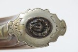 Antique ENGRAVED “Manstopper” PERCUSSION BELT Pistol Belgian Made Self-defense Pistol! - 7 of 20