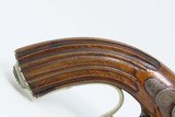 Antique ENGRAVED “Manstopper” PERCUSSION BELT Pistol Belgian Made Self-defense Pistol! - 3 of 20