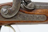 Antique ENGRAVED “Manstopper” PERCUSSION BELT Pistol Belgian Made Self-defense Pistol! - 6 of 20