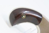 RARE Antique MERWIN & HULBERT .22 Short Version of S&W No. 1 Third Issue Nickel & Rosewood Finish 7-Shot .22! - 15 of 17