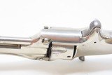 RARE Antique MERWIN & HULBERT .22 Short Version of S&W No. 1 Third Issue Nickel & Rosewood Finish 7-Shot .22! - 11 of 17