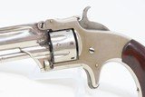 RARE Antique MERWIN & HULBERT .22 Short Version of S&W No. 1 Third Issue Nickel & Rosewood Finish 7-Shot .22! - 4 of 17
