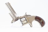 RARE Antique MERWIN & HULBERT .22 Short Version of S&W No. 1 Third Issue Nickel & Rosewood Finish 7-Shot .22! - 13 of 17