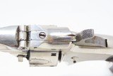 RARE Antique MERWIN & HULBERT .22 Short Version of S&W No. 1 Third Issue Nickel & Rosewood Finish 7-Shot .22! - 7 of 17