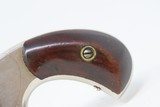 RARE Antique MERWIN & HULBERT .22 Short Version of S&W No. 1 Third Issue Nickel & Rosewood Finish 7-Shot .22! - 3 of 17