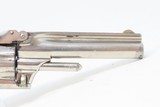 RARE Antique MERWIN & HULBERT .22 Short Version of S&W No. 1 Third Issue Nickel & Rosewood Finish 7-Shot .22! - 17 of 17