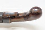 Antique MANHATTAN Six Barrel BAR HAMMER Percussion PEPPERBOX Revolver ANTEBELLUM Production Revolver from Norwich, Conn. - 11 of 17