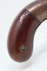 Antique MANHATTAN Six Barrel BAR HAMMER Percussion PEPPERBOX Revolver ANTEBELLUM Production Revolver from Norwich, Conn. - 15 of 17