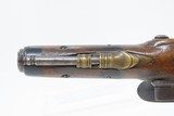EUROPEAN Antique ENGRAVED and CARVED .54 Caliber FLINTLOCK Pocket Pistol With BESTIAL MASK Pommel Cap! - 9 of 16