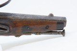 EUROPEAN Antique ENGRAVED and CARVED .54 Caliber FLINTLOCK Pocket Pistol With BESTIAL MASK Pommel Cap! - 5 of 16