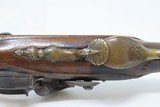 EUROPEAN Antique ENGRAVED and CARVED .54 Caliber FLINTLOCK Pocket Pistol With BESTIAL MASK Pommel Cap! - 8 of 16