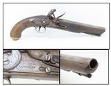 1800s British Antique LOWNDES .69 Caliber FLINTLOCK Military Service Pistol Original Flintlock, Large Single Shot Pistol! - 1 of 19