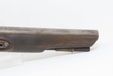 1800s British Antique LOWNDES .69 Caliber FLINTLOCK Military Service Pistol Original Flintlock, Large Single Shot Pistol! - 5 of 19