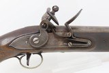 1800s British Antique LOWNDES .69 Caliber FLINTLOCK Military Service Pistol Original Flintlock, Large Single Shot Pistol! - 4 of 19