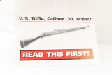 U.S. SPRINGFIELD Armory Model 1903 MARK I Bolt Action MILITARY Rifle C&R Infantry Rifle Made in 1919! - 24 of 25