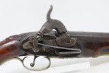 ORNATE, DOG’S HEAD, Carved & INLAID Spanish MIQUELET Percussion PISTOL Stylish 1820s Pistol with GOLDEN Maker’s Mark! - 4 of 19