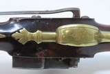 ORNATE, DOG’S HEAD, Carved & INLAID Spanish MIQUELET Percussion PISTOL Stylish 1820s Pistol with GOLDEN Maker’s Mark! - 13 of 19