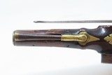 ORNATE, DOG’S HEAD, Carved & INLAID Spanish MIQUELET Percussion PISTOL Stylish 1820s Pistol with GOLDEN Maker’s Mark! - 14 of 19