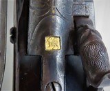 ORNATE, DOG’S HEAD, Carved & INLAID Spanish MIQUELET Percussion PISTOL Stylish 1820s Pistol with GOLDEN Maker’s Mark! - 19 of 19