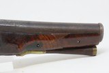 ORNATE, DOG’S HEAD, Carved & INLAID Spanish MIQUELET Percussion PISTOL Stylish 1820s Pistol with GOLDEN Maker’s Mark! - 5 of 19