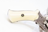 Antique ENGRAVED & IVORY European PINFIRE Folding Trigger REVOLVER 7.65mm Engraved 7.65mm Sidearm with IVORY GRIPS! - 16 of 18
