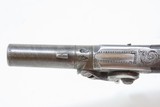 CASED BRACE of Antique CLARK of CAMBRIDGE, ENGLAND Folding Trigger Pistols
ENGRAVED Mid-19th Century SCREW BARREL Self Defense Pistols - 25 of 25