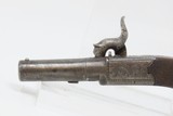 CASED BRACE of Antique CLARK of CAMBRIDGE, ENGLAND Folding Trigger Pistols
ENGRAVED Mid-19th Century SCREW BARREL Self Defense Pistols - 19 of 25